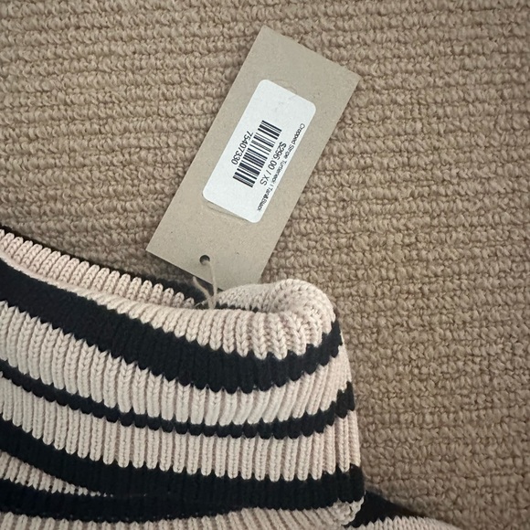 DENIMIST Cropped Striped Turtleneck NWT - XS - Picture 4 of 5
